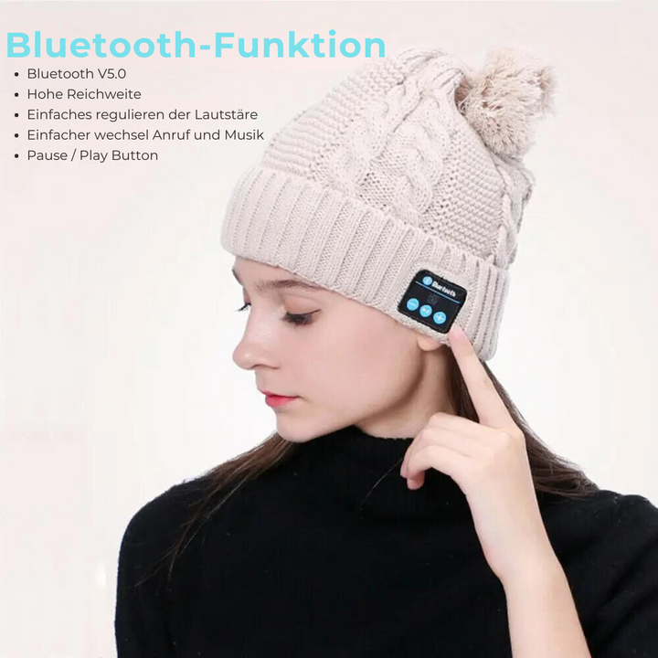 Bluetooth Headset Wintermütze