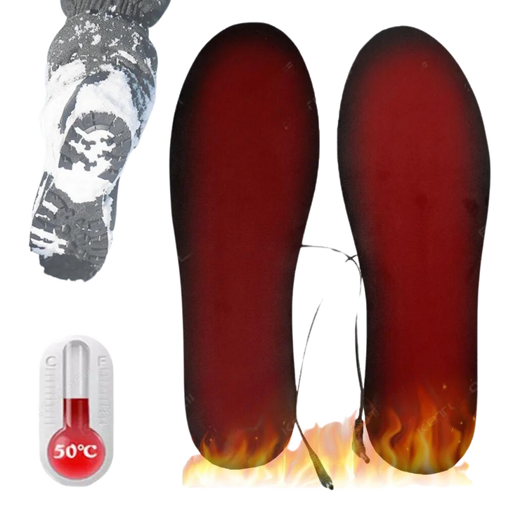 Beheizbare Schuheinlagen für warme Füße
