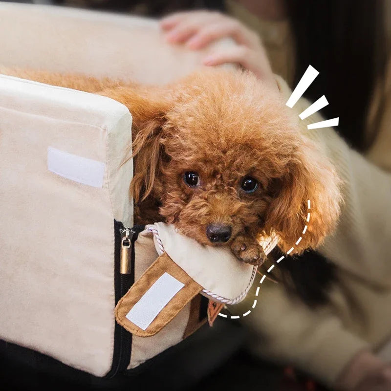 Hunde Reisebett Sicher & Komfortabel für Kleine Hunde bis 6kg