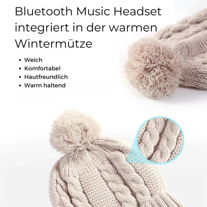 Bluetooth Headset Wintermütze